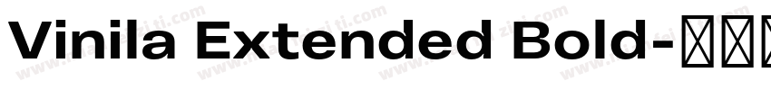 Vinila Extended Bold字体转换